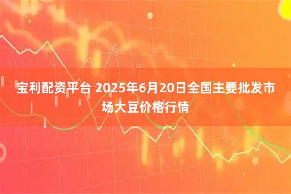 宝利配资平台 2025年6月20日全国主要批发市场大豆价格行情